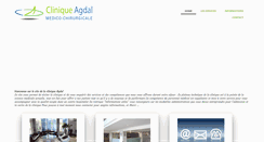 Desktop Screenshot of clinique-agdal.com