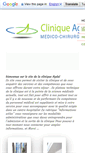 Mobile Screenshot of clinique-agdal.com